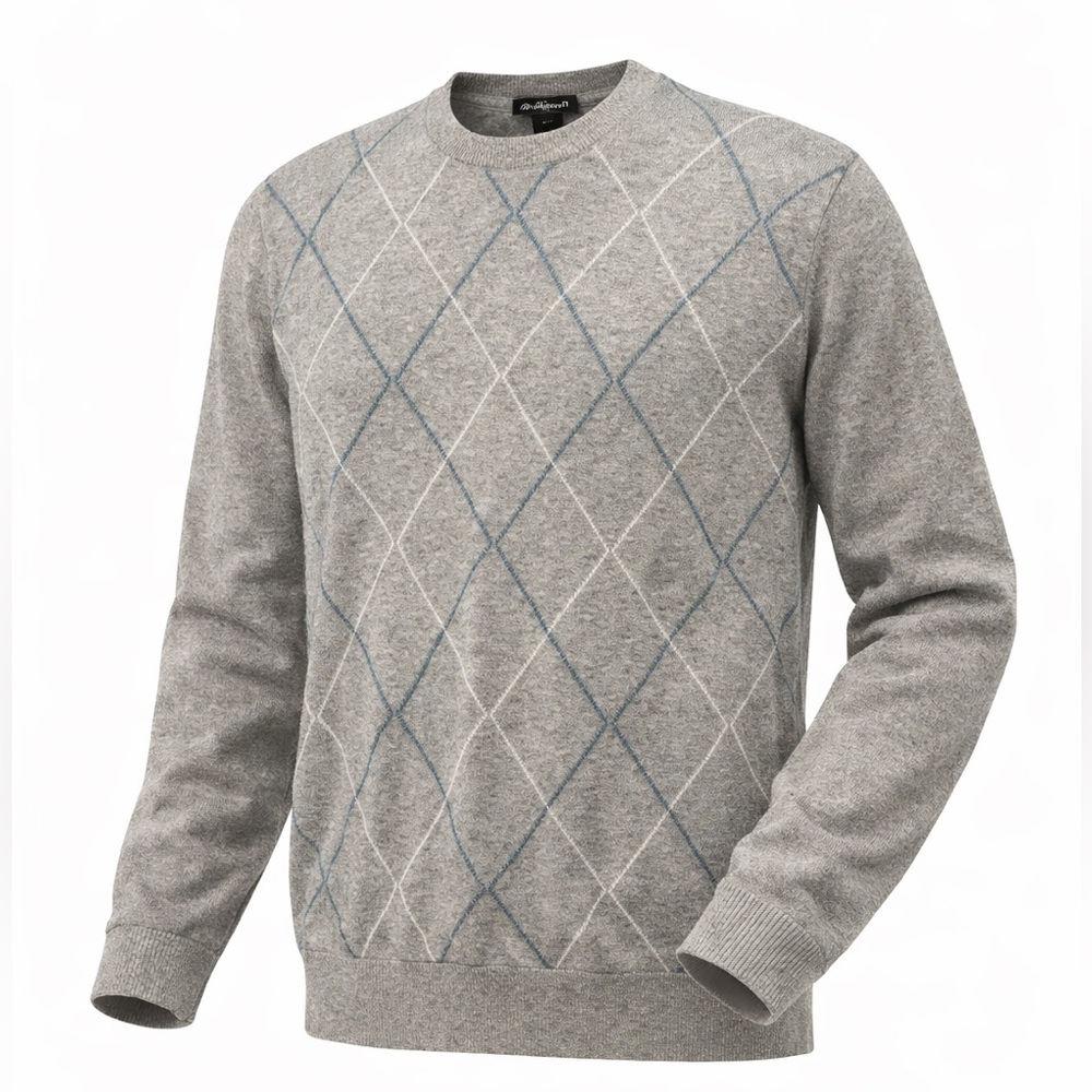 NWT Vintage J. Ferrar Sweater Men’s Crewneck Modern Fit Sweater Grey Size Medium